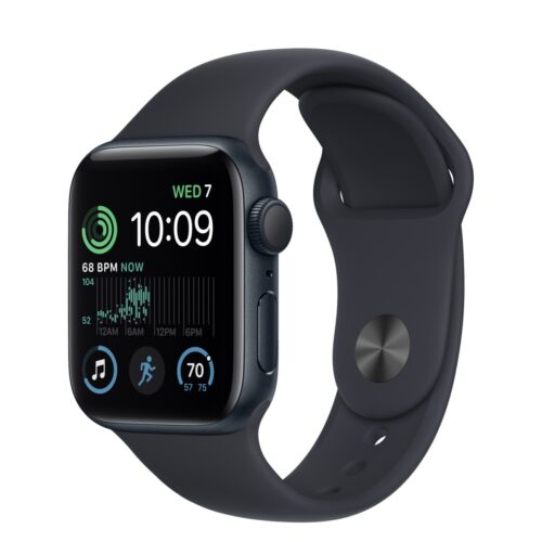 SE 2 Apple Watch SE 2 40 мм (алюминиевый корпус, Черные, спортивный силиконовый ремешок)