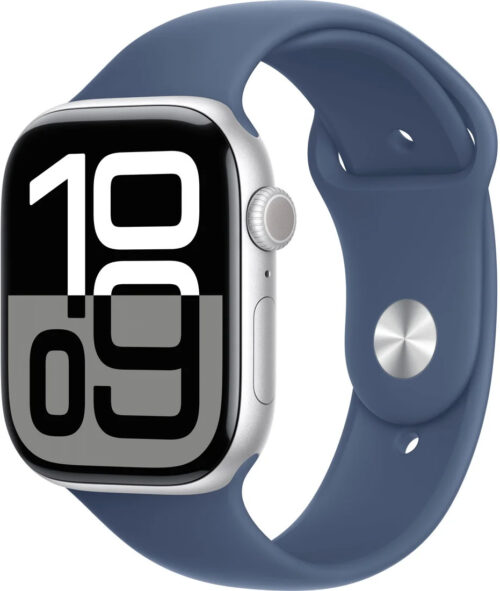 Series 10 Apple Watch Series 10 46 мм (алюминиевый корпус, серебристый/синий)