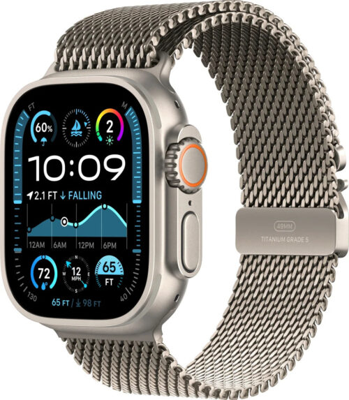 Ultra 2 2024 Apple Watch Ultra 2 LTE 49 мм (титановый корпус, титановый/титановый, миланская петля L)