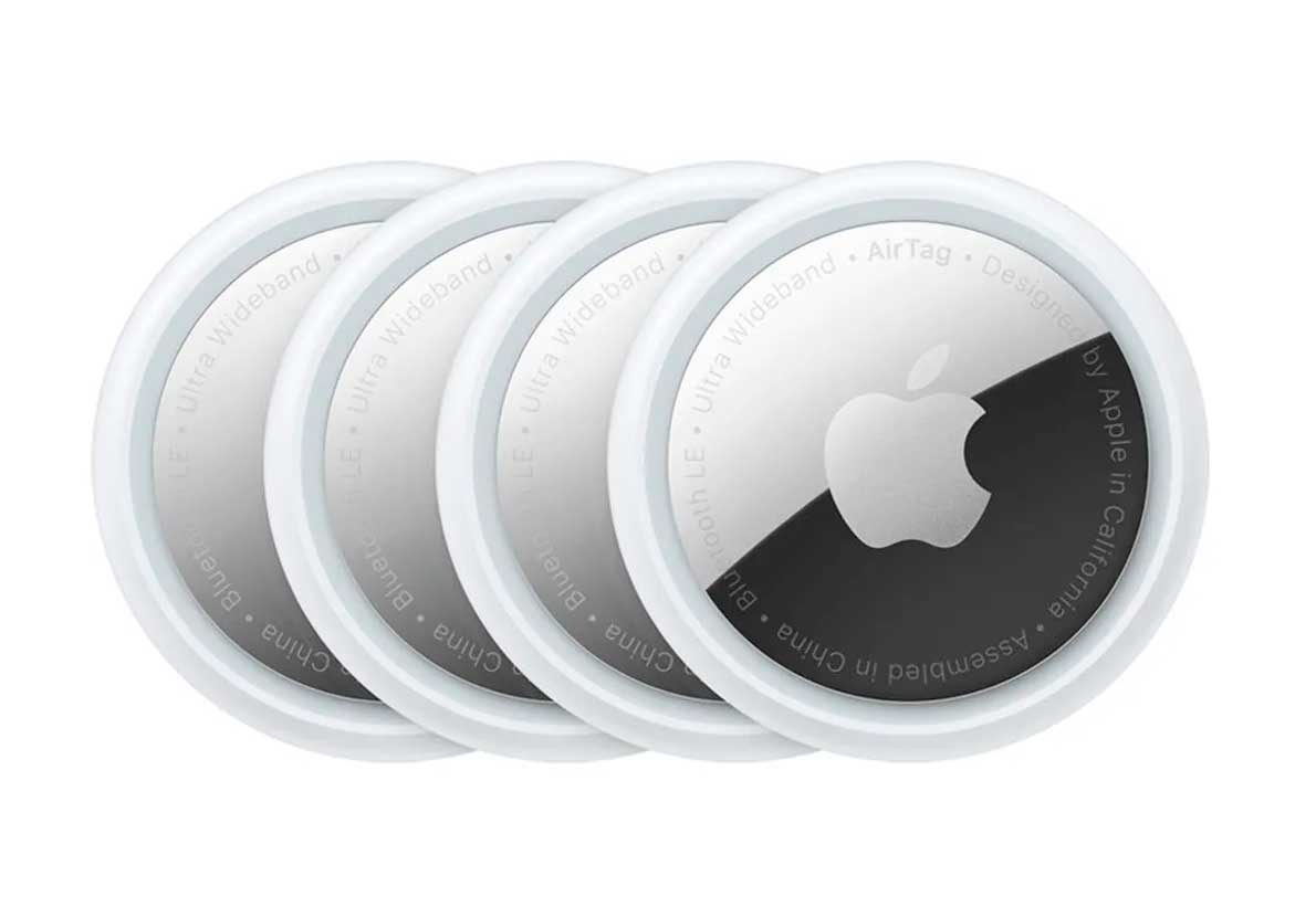 Беспроводная метка Apple AirTag (комплект 4 штуки)