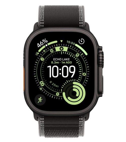 Умные часы Apple Watch Ultra 3 49 мм (титановый корпус, черный/черный нейлоновый ремешок) размер S/M