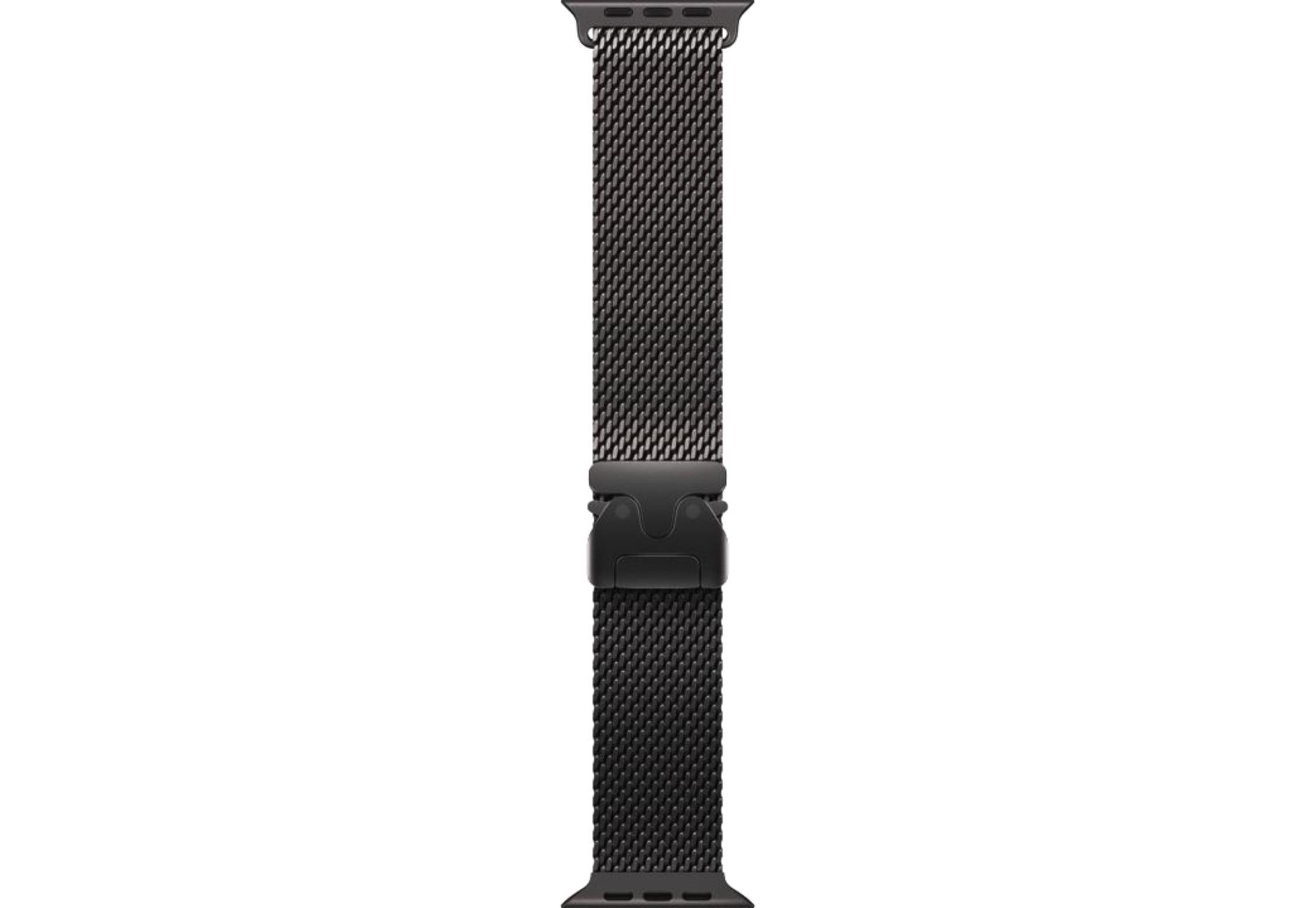 Apple Watch Ultra 3 49 мм (титановый корпус, черный, миланская петля) размер L — изображение 3