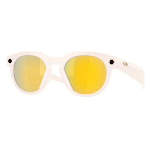 Oakley Meta HSTN (жёлтые линзы 24К, белая оправа, Polarized) Limited Edition