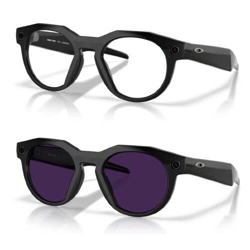 HSTN Oakley Meta HSTN Transitions (фотохромные линзы прозрачный / синий, черная оправа)