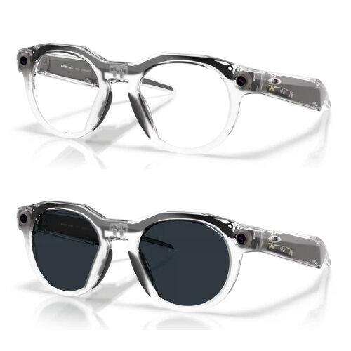 HSTN Oakley Meta Transitions (прозрачные линзы с затемнением в серый, прозрачная оправа)