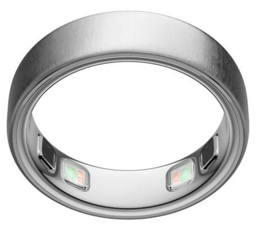 Умное кольцо Oura Ring 5 Brushed Silver (серебристый матовый, размер 8)